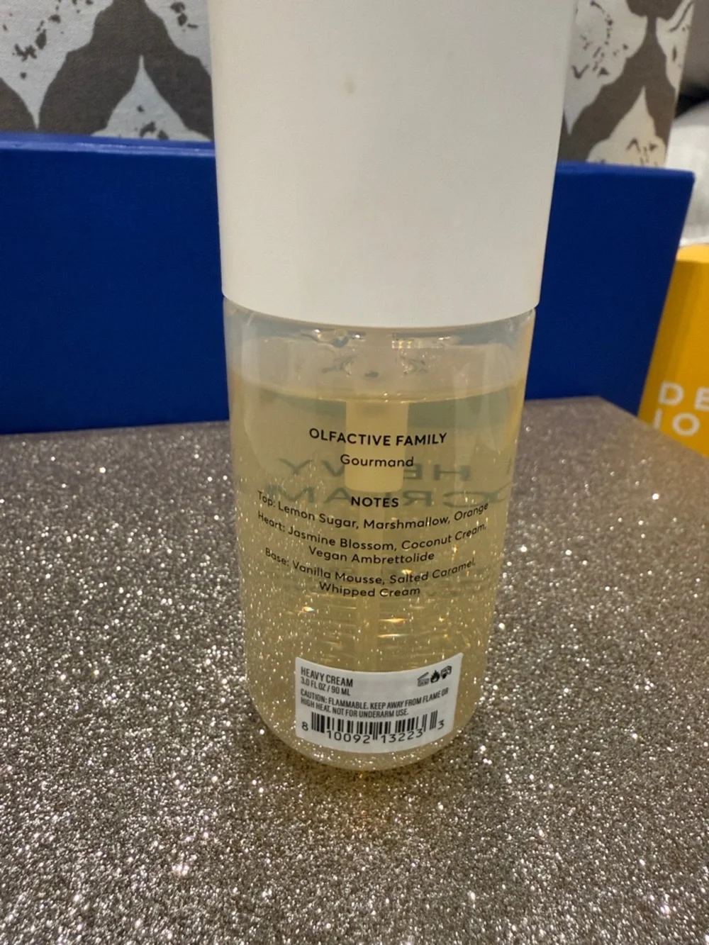 *LIKE NEW* 3 oz PHLUR Heavy Cream Hair & Body Fragrance Mist — Clear bottle